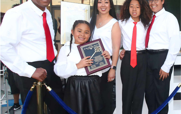 Dr. Vinson Eugene Allen keys to the city of compton